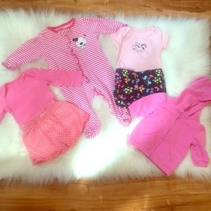 0-3 months baby girl clothes // Carter’s Brand